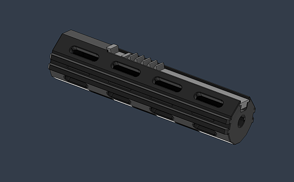 CNC piston for DSG 8T made of Nylon GF30%