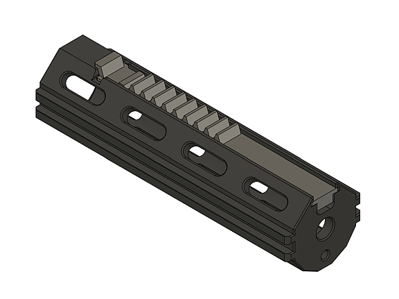 CNC piston for Short Stroke 12T made of Nylon GF30%