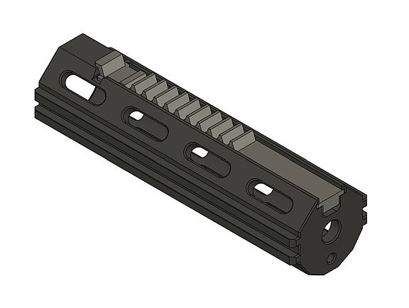 CNC piston for Short Stroke 13T made of Nylon GF30%