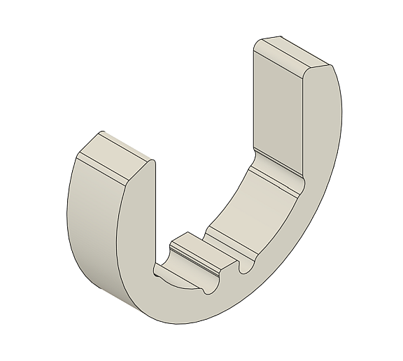 CNC POM C-Clip for Hop chambers ULTRA