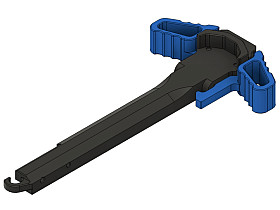 CNC ambidextrous AR15 charging handle