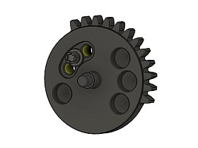 CNC Sector gear PandoRA -  MoPin 13:1 SS 13T