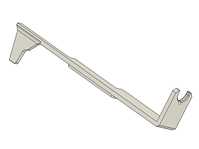 CNC Tappet plate V6 (P90) POM