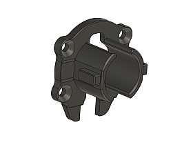 CNC Steel Buffer tube mount QSC